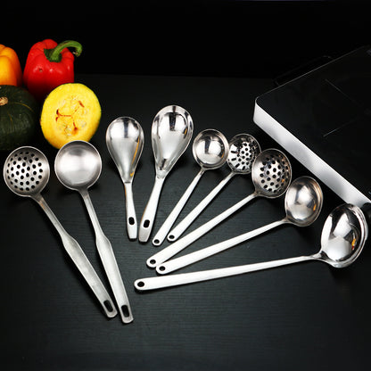 Kitchen Utensils Stainless Steel Soup Ladle Colander Household