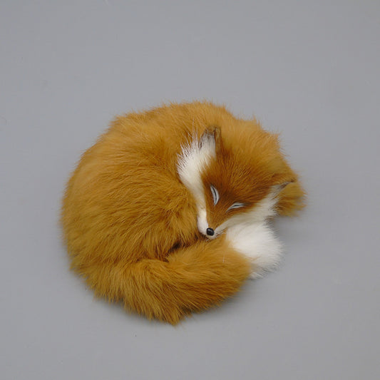 Simulation Fox Handicraft Home Decoration