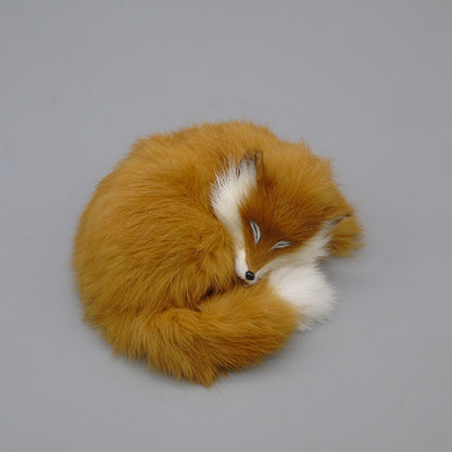 Simulation Fox Handicraft Home Decoration