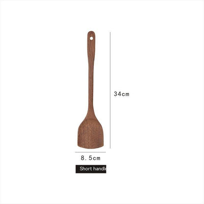 Kitchen Utensils Wooden Spoon High Temperature Resistant Wood Spatula
