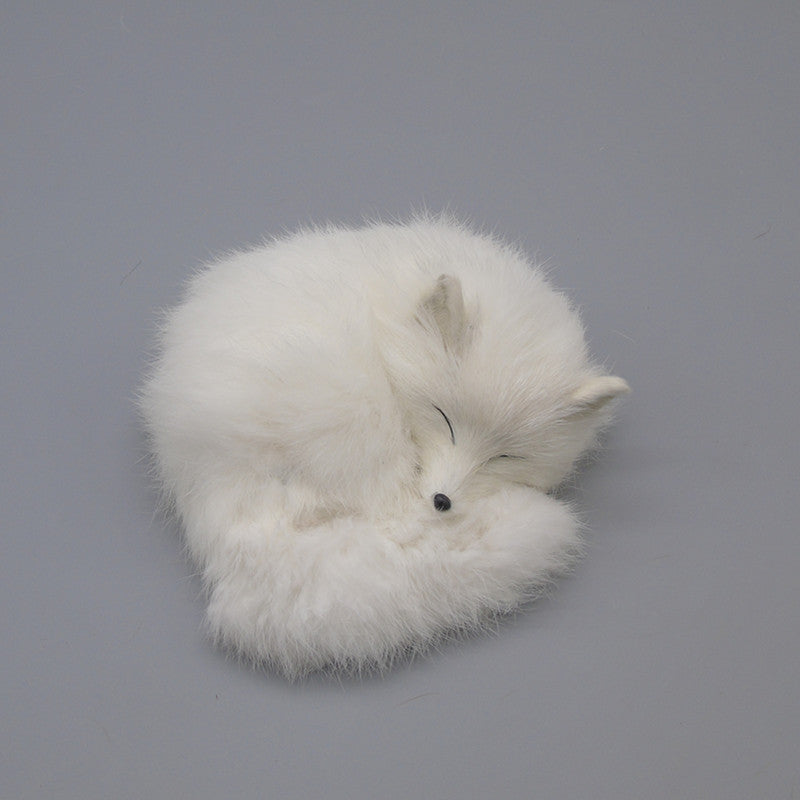 Simulation Fox Handicraft Home Decoration