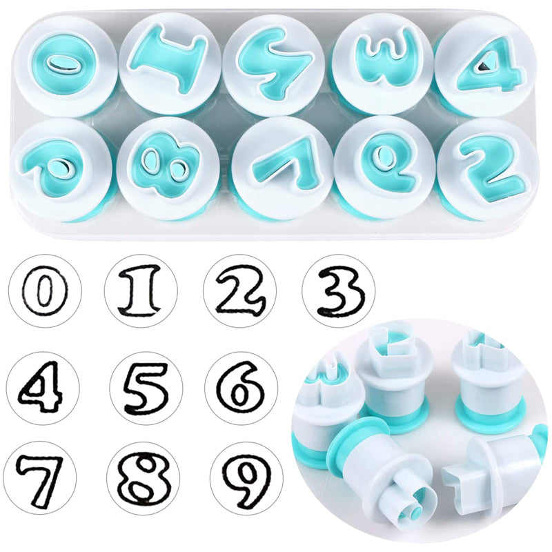 Alphabet Fondant Ausstecher mit Plunger